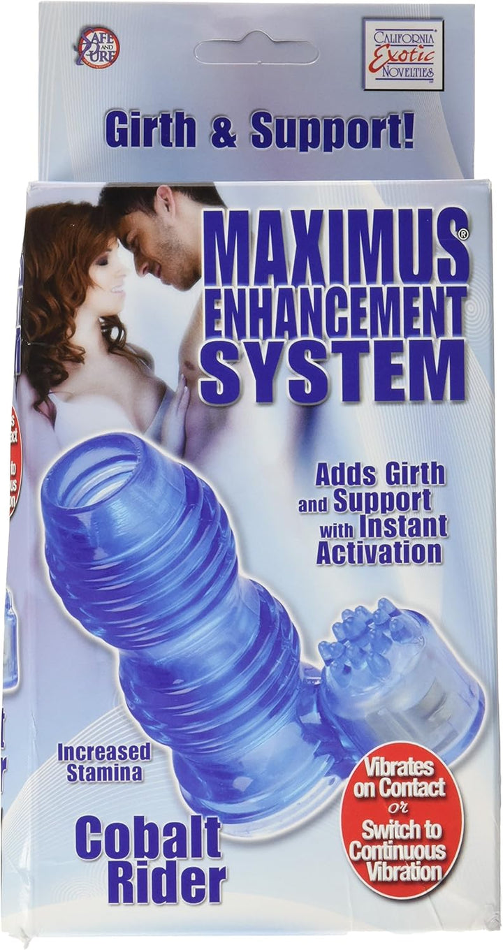 AD-39: California Exotic Novelties Maximus Enhancement System - Cobalt Rider, Blue