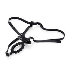 AD-44 - 7-Function Silicone Love Rider: Lover’s Thong - Black