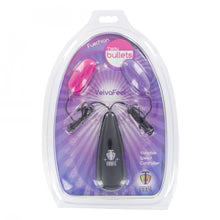 AD-039 Trinity Vibes: VelvaFeel Fuschian Twin Bullet Vibrators, Pink & Purple