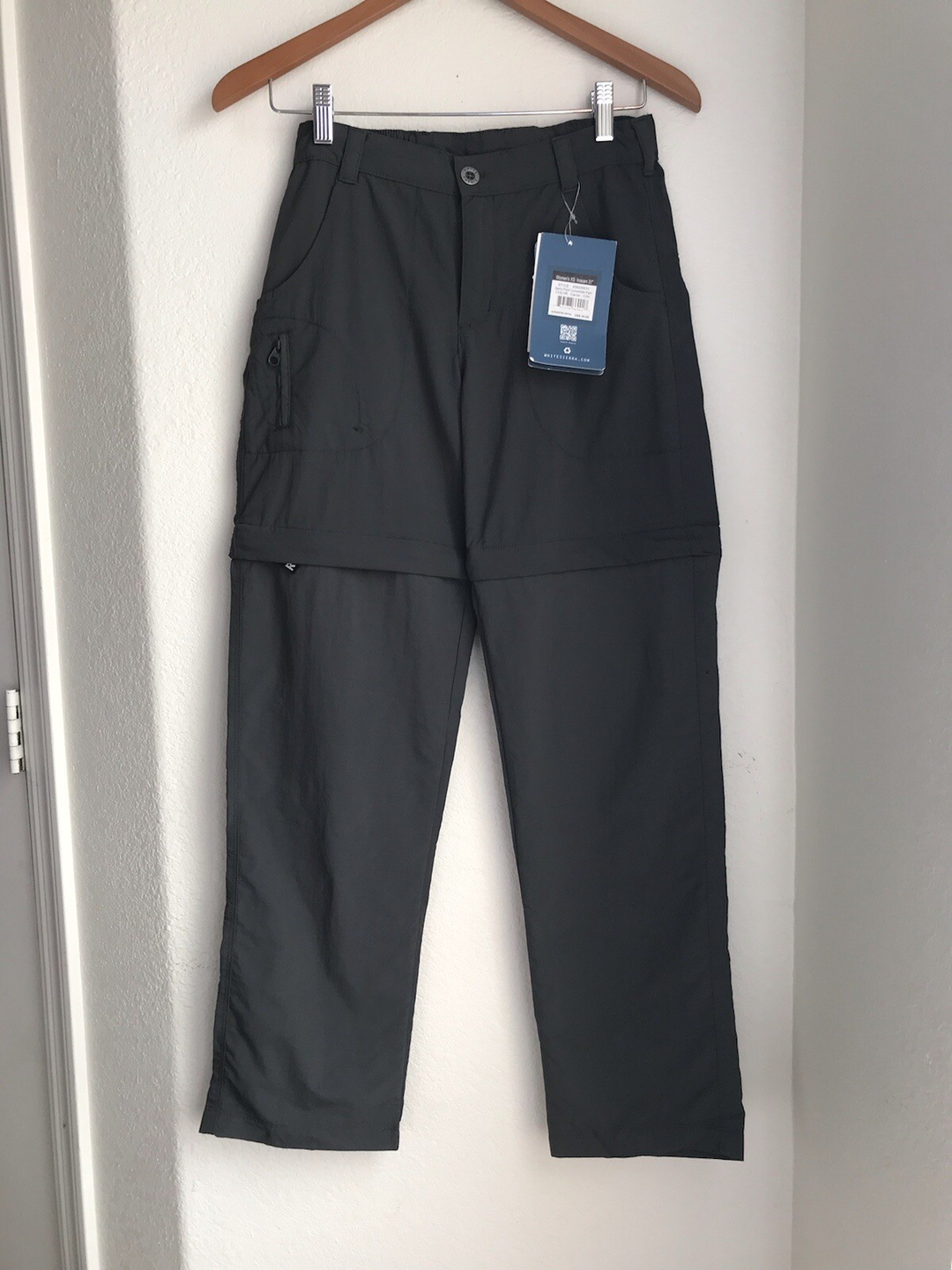 White Sierra Zip Off Convertible Outdoor Pants Women's size XS Hiking Climbing