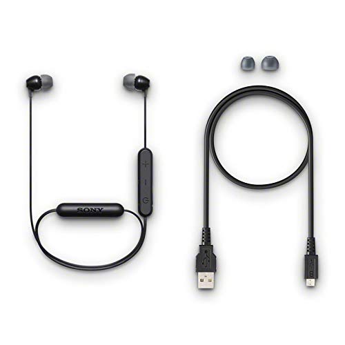 Sony WI-C310/B WI-C310 Wireless in-Ear Headphones, Black, One Size