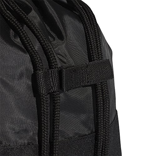 adidas Unisex 3-Stripes Gym Bag, Black/White/White, Ns