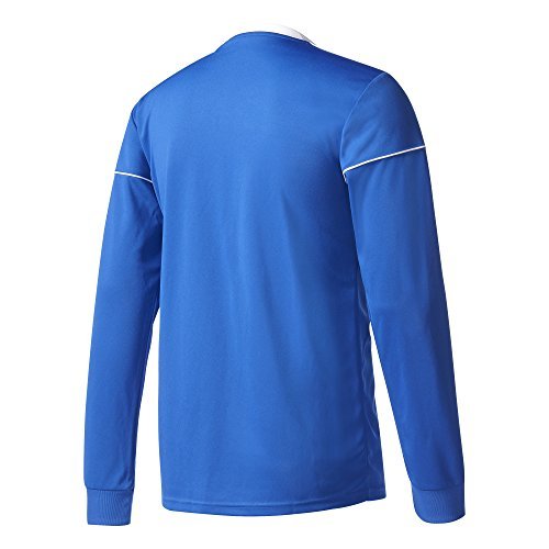 adidas Men's Squadra 17 Long Sleeve Jersey, Bold Blue/White, S/P - Metta Home and Technologies