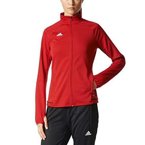 adidas Women's Tiro17 Training Jacket, Power Red/Black/White, S/P - Metta Home and Technologies