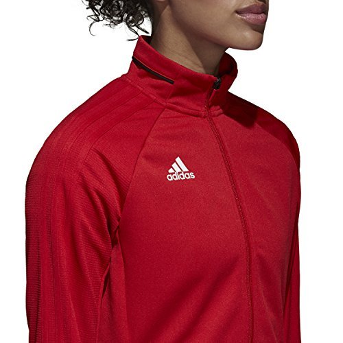 adidas Women's Tiro17 Training Jacket, Power Red/Black/White, S/P - Metta Home and Technologies