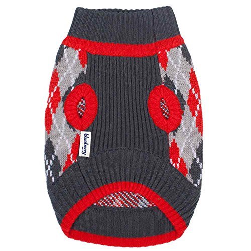 Blueberry Pet Chic Argyle All Over Dog Sweater - Metta Home and Technologies