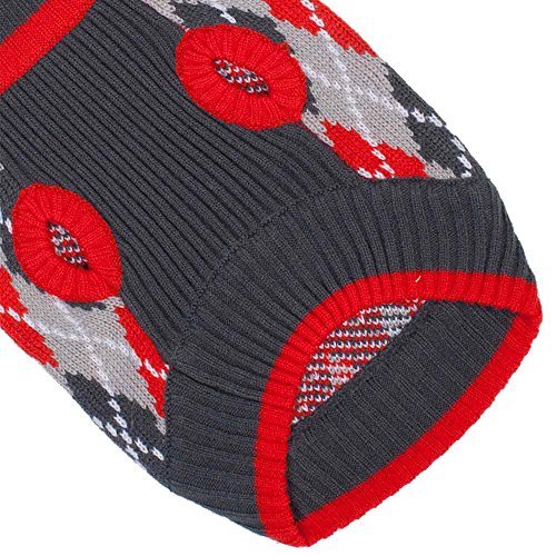 Blueberry Pet Chic Argyle All Over Dog Sweater - Metta Home and Technologies