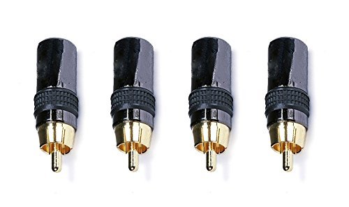 C&E 4 PCS, Premium RCA Plug, CNE590097 - Metta Home and Technologies