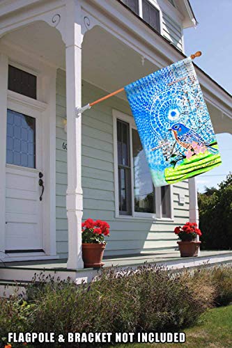 Garden Robin's House Flag, 28 by 40-Inch - Metta Home and Technologies