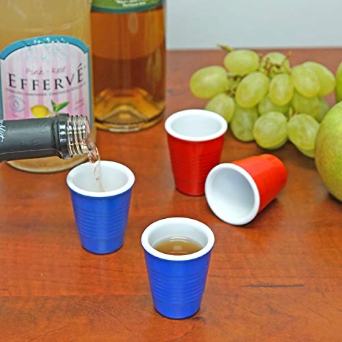 Hard Plastic Shot Glass Cup, (4 Pack) - Metta Home and Technologies