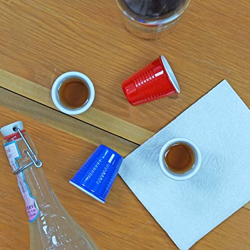 Hard Plastic Shot Glass Cup, (4 Pack) - Metta Home and Technologies