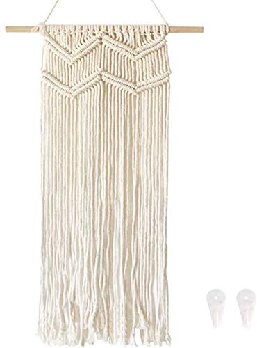 Macrame Wall Hanging Wall Tapestries Art Woven Boho Home D¨¦cor 16" W x 31" L - Metta Home and Technologies