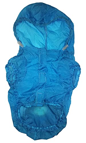 Pet Life The Ultimate Waterproof Thunder-Paw Adjustable Zippered Folding Travel Dog Raincoat - Metta Home and Technologies