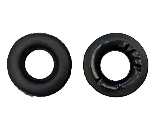 Protein Leather Replacement Ear Pads Compatible with Sennheiser HD25 Headphones. Protein PU | Soft High-Density Foam | Easy Installation - Metta Home and Technologies