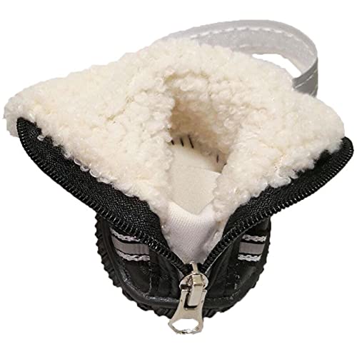 Winter Pet Dog Rain Shoes Waterproof Warm Snow Boots Leather Cotton Small Dogs Non Slip Wear-Resistant for Chihuahua York Puppy - Metta Home and Technologies